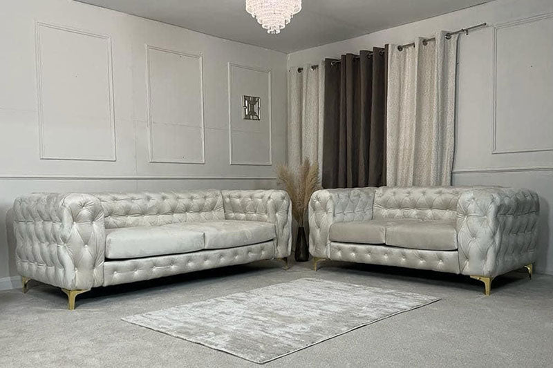Cleveland Full Chesterfield Sofa/Corner Couch