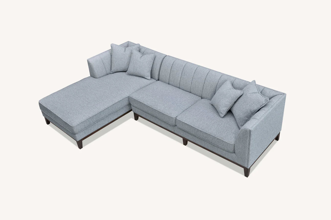 MNS Aluxo Cooper Right or Left Hand Corner Sofa in Dolphin Boucle
