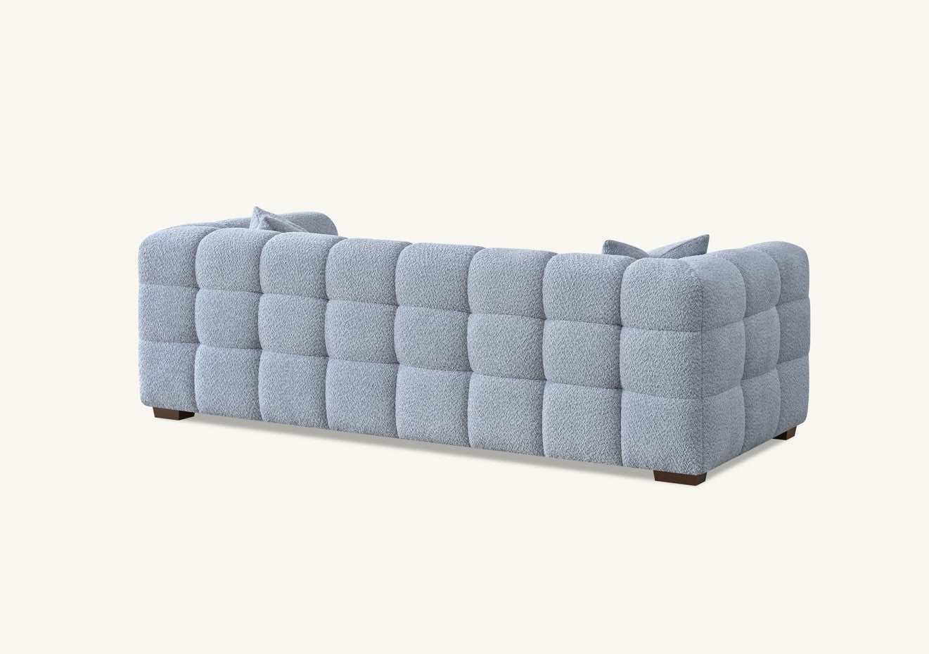 MNS Aluxo Tribeca Sofa Range in Pearl Boucle Fabric