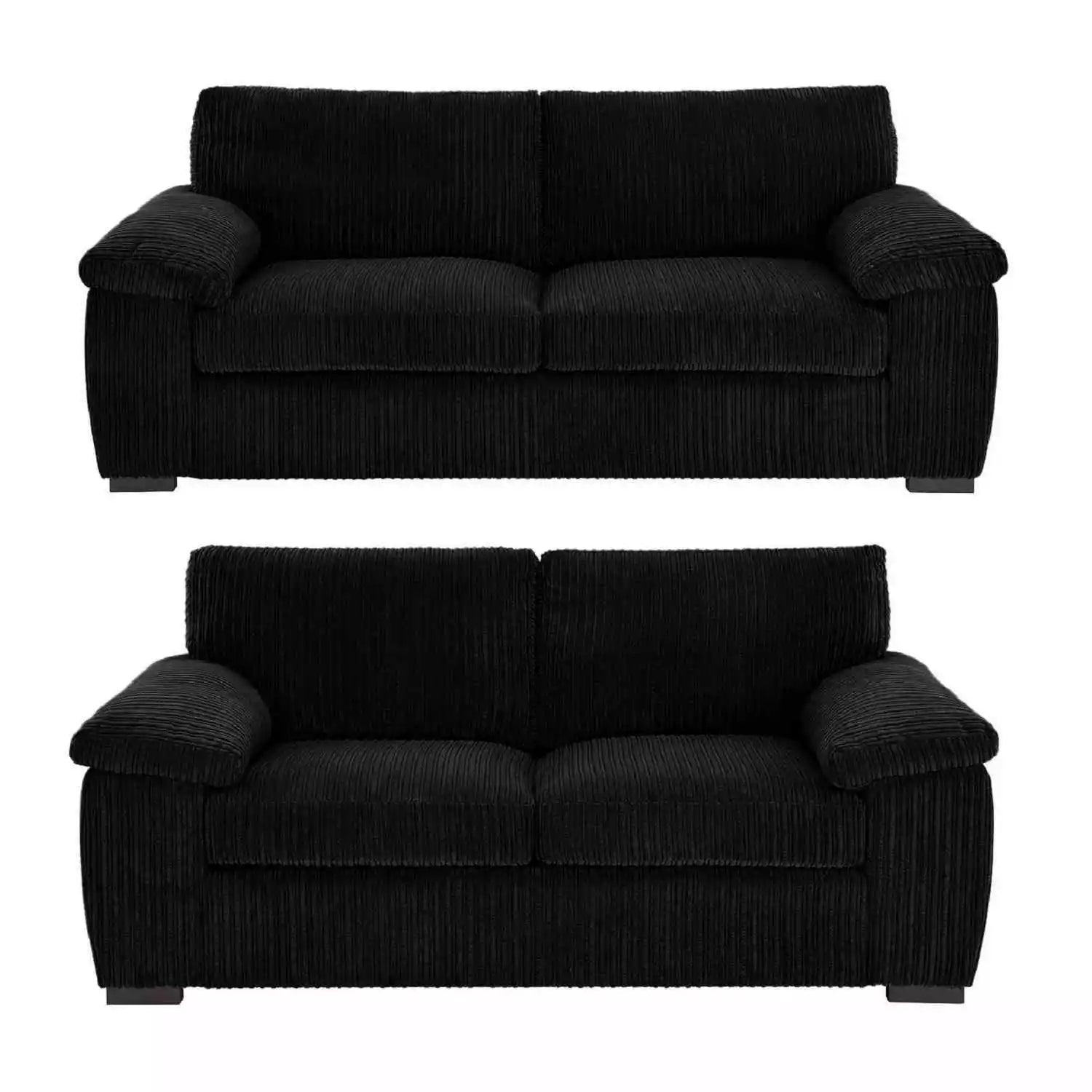 MNS Luxury Jumbo Cord Collection Armchair, 2-Seater, 3-Seater, 3+2 Seater L-Shape Sofa