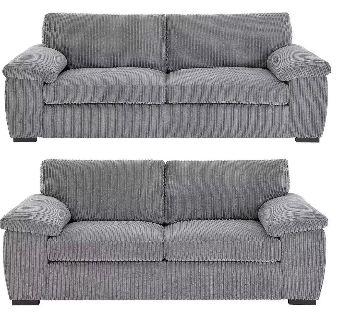 MNS Luxury Jumbo Cord Collection Armchair, 2-Seater, 3-Seater, 3+2 Seater L-Shape Sofa