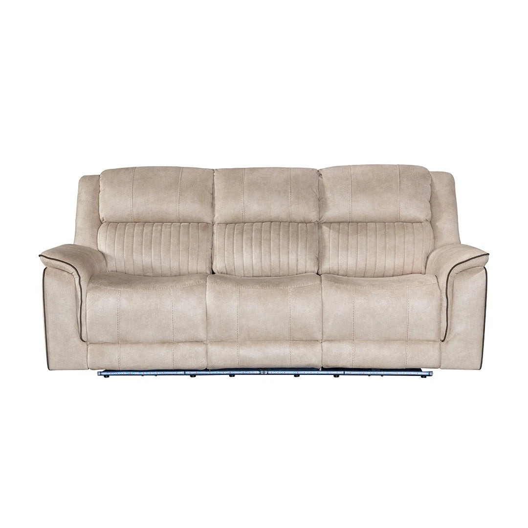 MNS Geneva Pro Fabric Electric Recliner Sofa 3+2+1 Set Wireless/Bluetooth/USB/Led