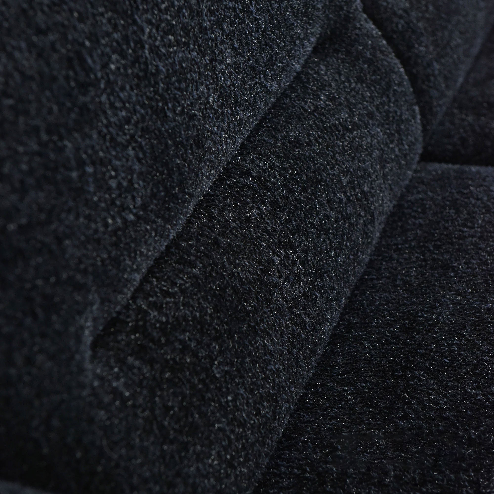 MNS Aluxo Albany Range Sofa in Midnight Black Lux Boucle Fabric - Deep Cushion Comfort