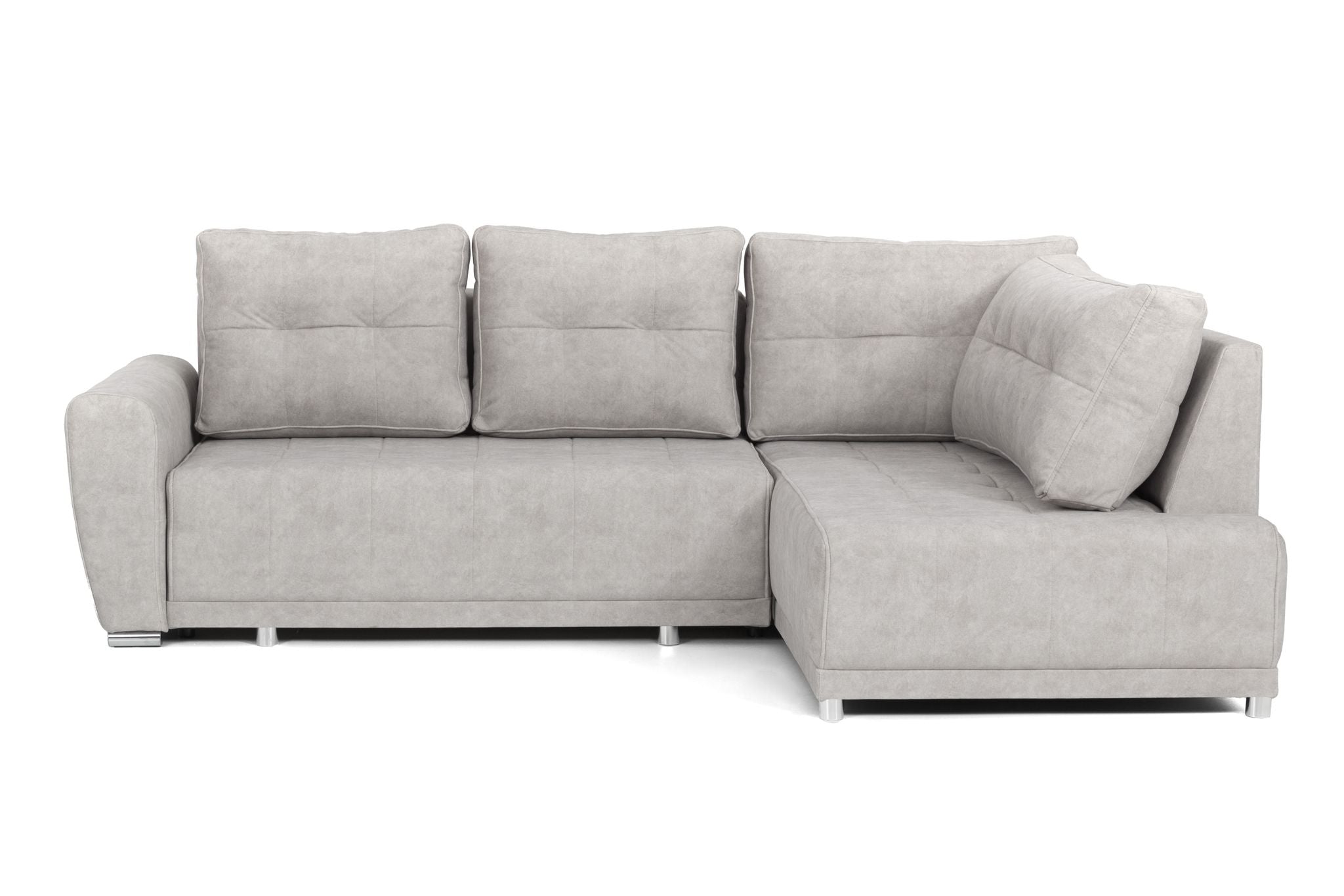 Malmo Velvet Corner Sofa Bed With Storage