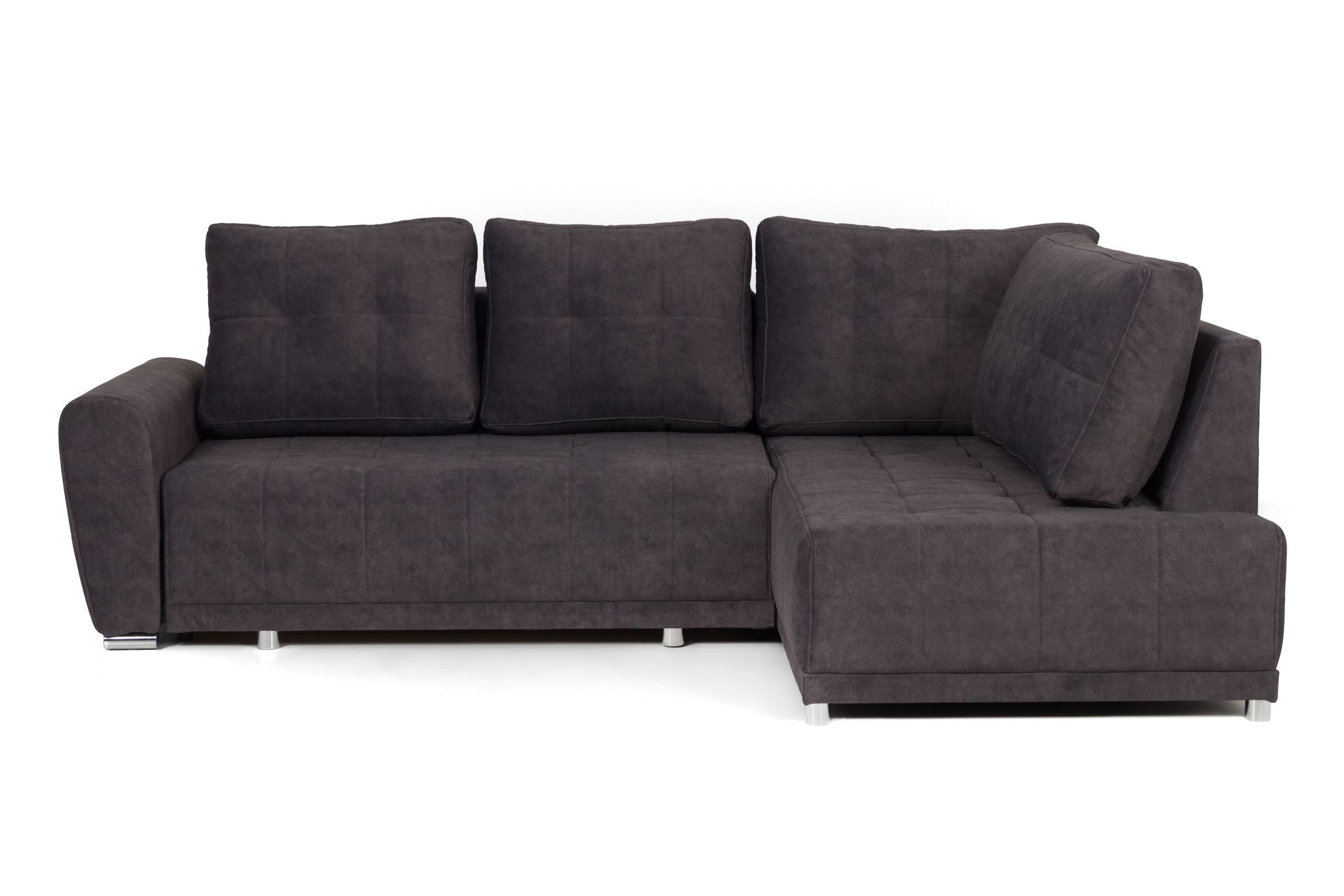 Malmo Velvet Corner Sofa Bed With Storage