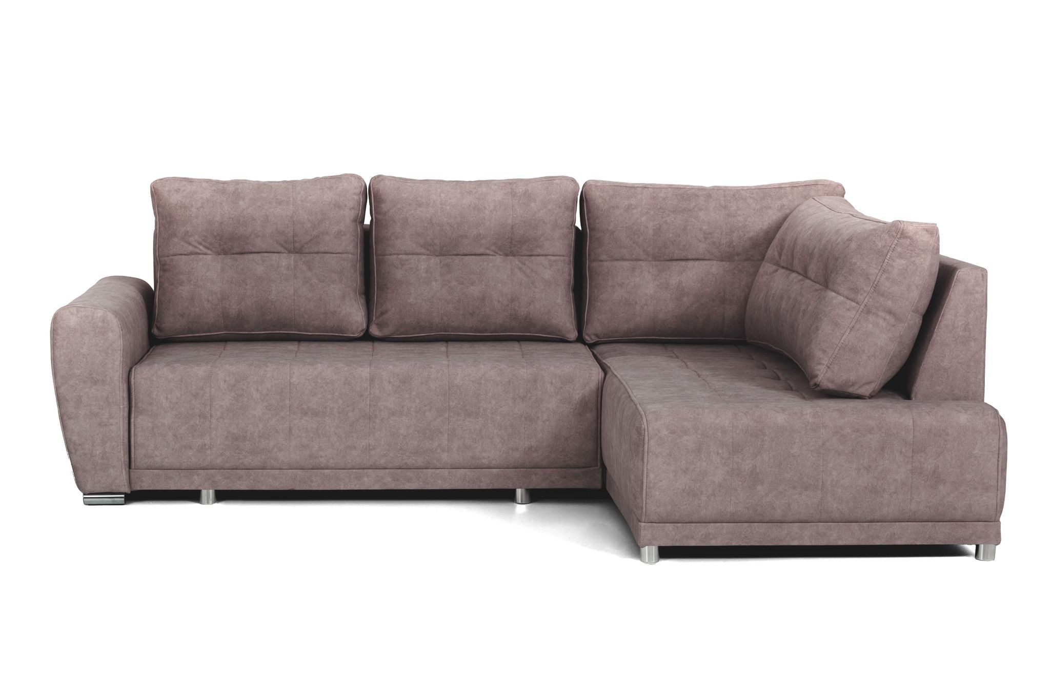 Malmo Velvet Corner Sofa Bed With Storage