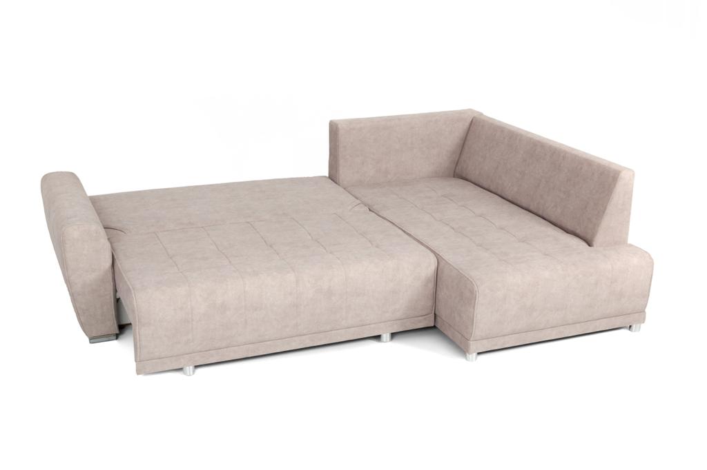 Malmo Velvet Corner Sofa Bed With Storage