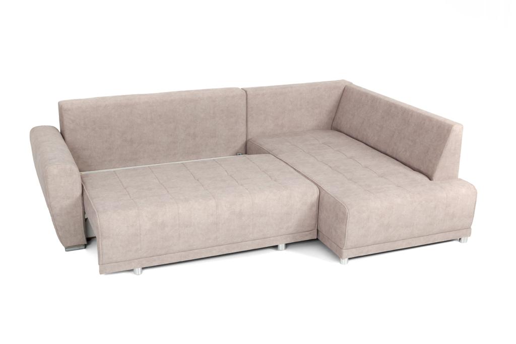 Malmo Velvet Corner Sofa Bed With Storage