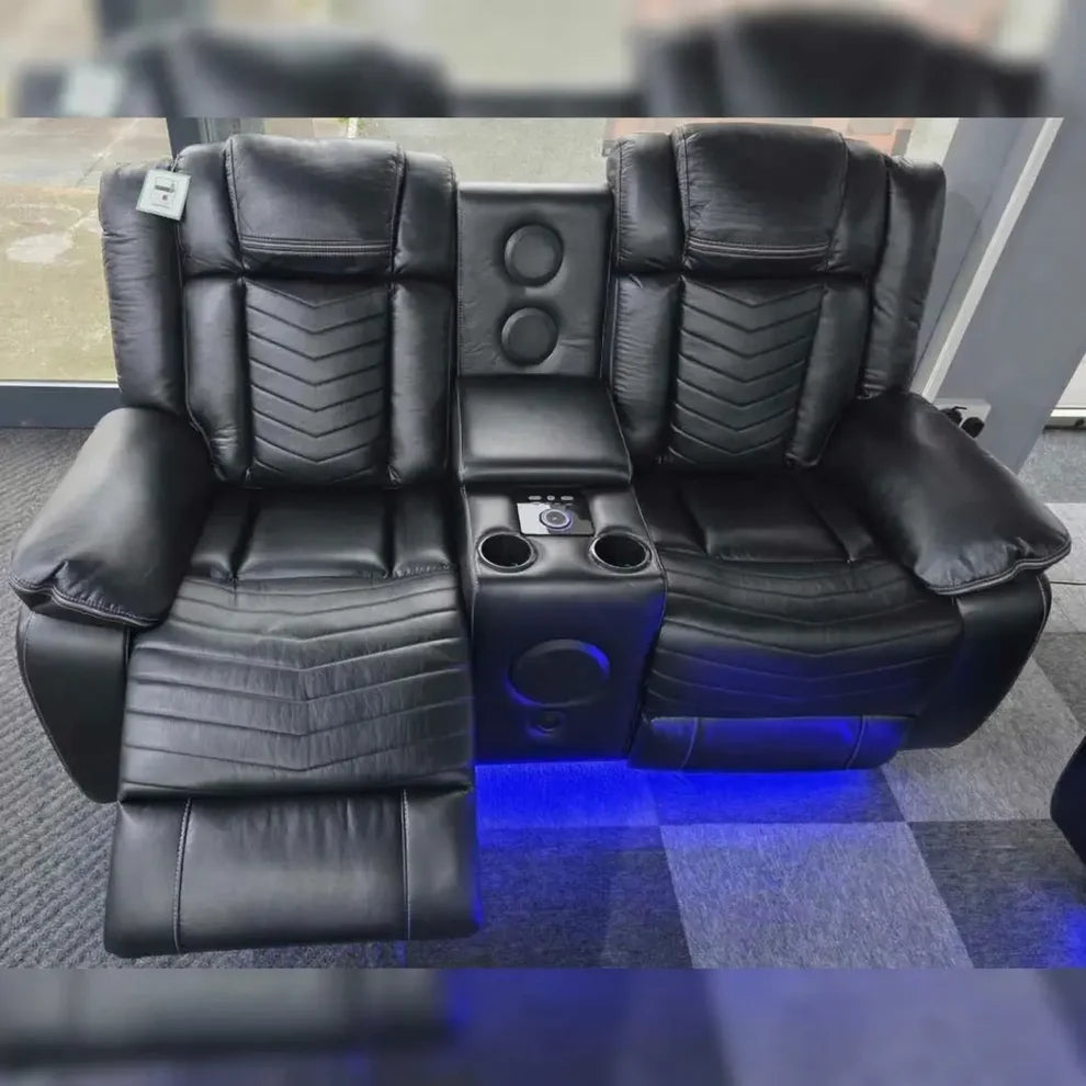 MNS Michigan Leather Electric Recliner Sofa, Corner Sofa, 3+2 Seater Sofa