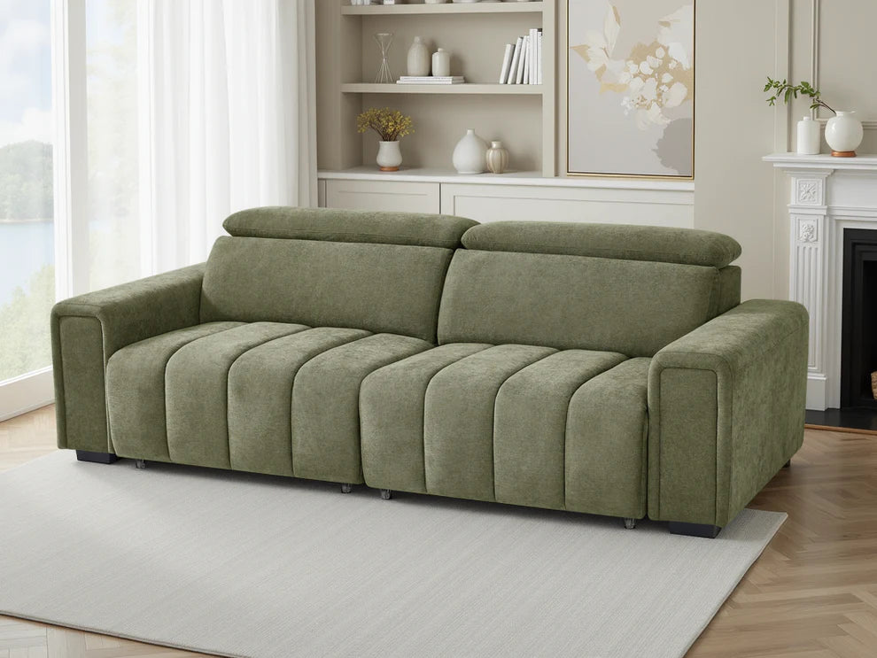 MNS Molly Electric Sofabed Grey 3 Seater