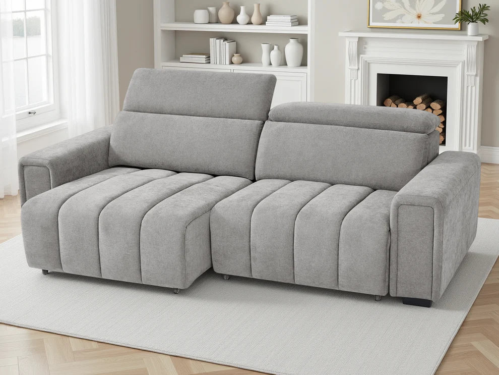 MNS Molly Electric Sofabed Grey 3 Seater