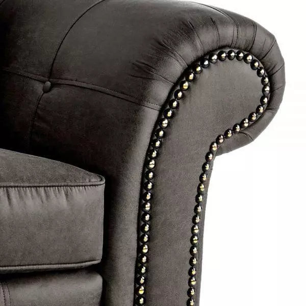 Oakland Suede Leather Sofa 3, 2 Seater Brown Suite Leather Sofa Set