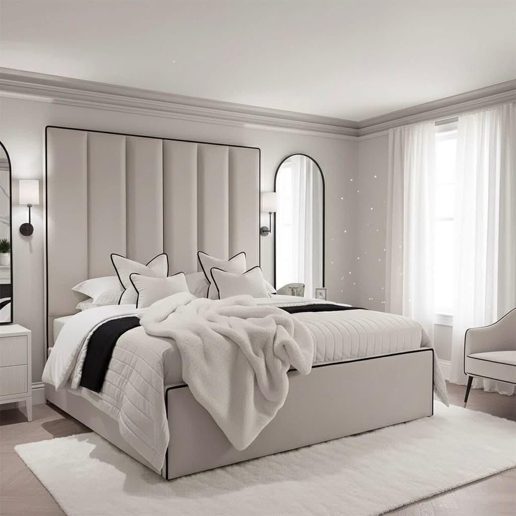 MNS CAMBRIDGE PIPING BED FRAME