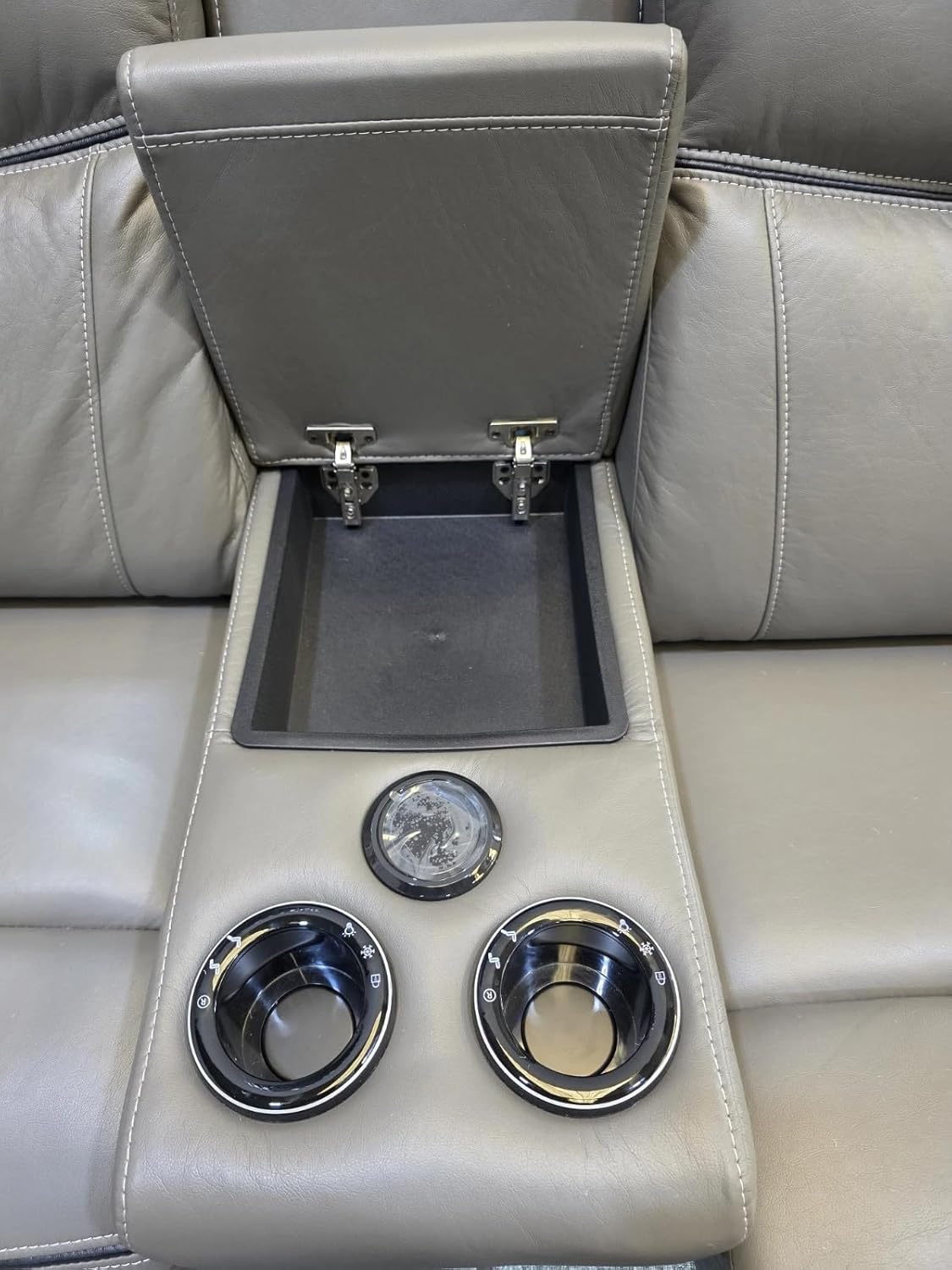 MNS Pradaa Leather Electric Recliner Sofa Set With Cupholders – 3+2 Seater Sofa Set