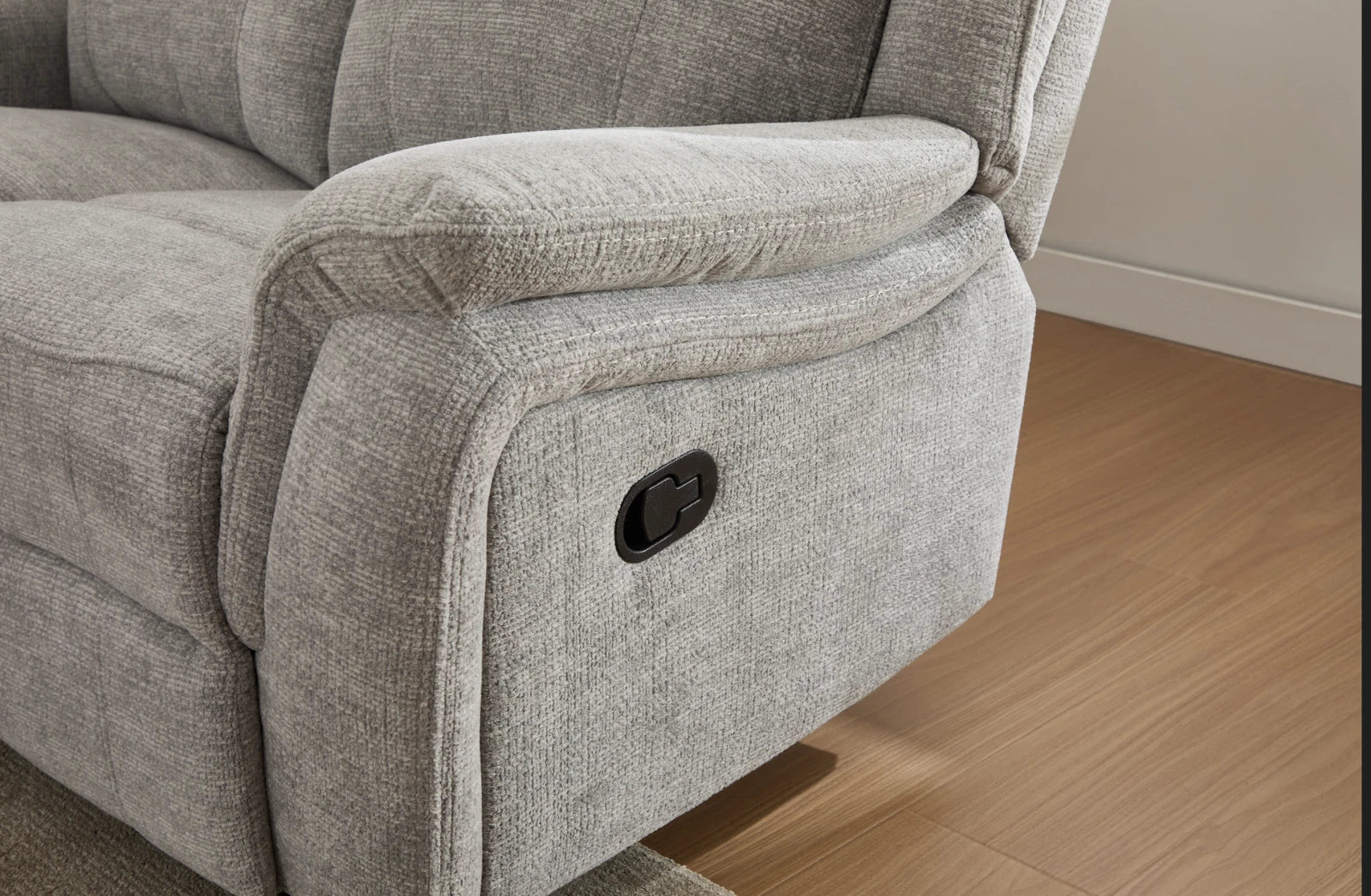 MNS Siyara Fabric Recliner Sofa Set 3+2 Seater - 3 and 2 Seater Manual Recliner Sofa