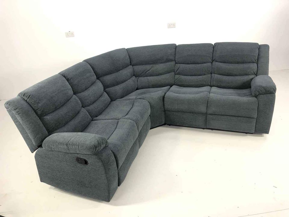 FABRIC MANUAL RECLINER CORNER OR 3 AND 2 SEATER
