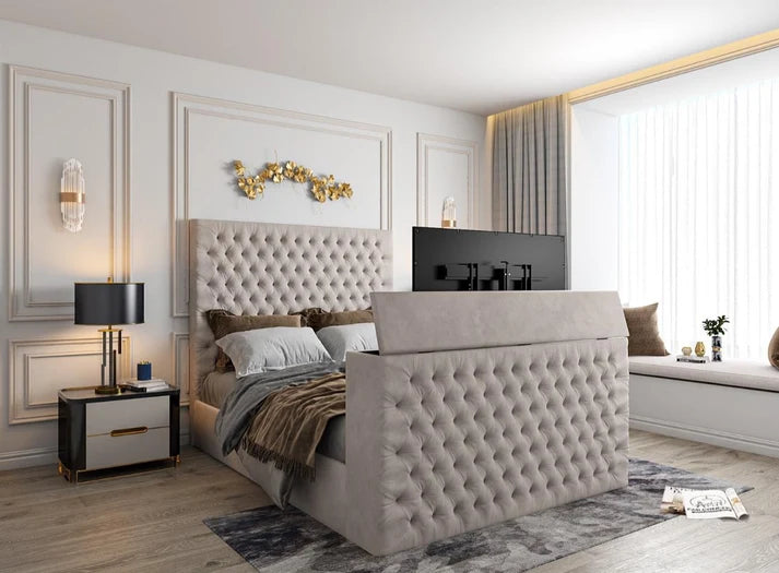 MNS Chesterfield Tv Bed Frame