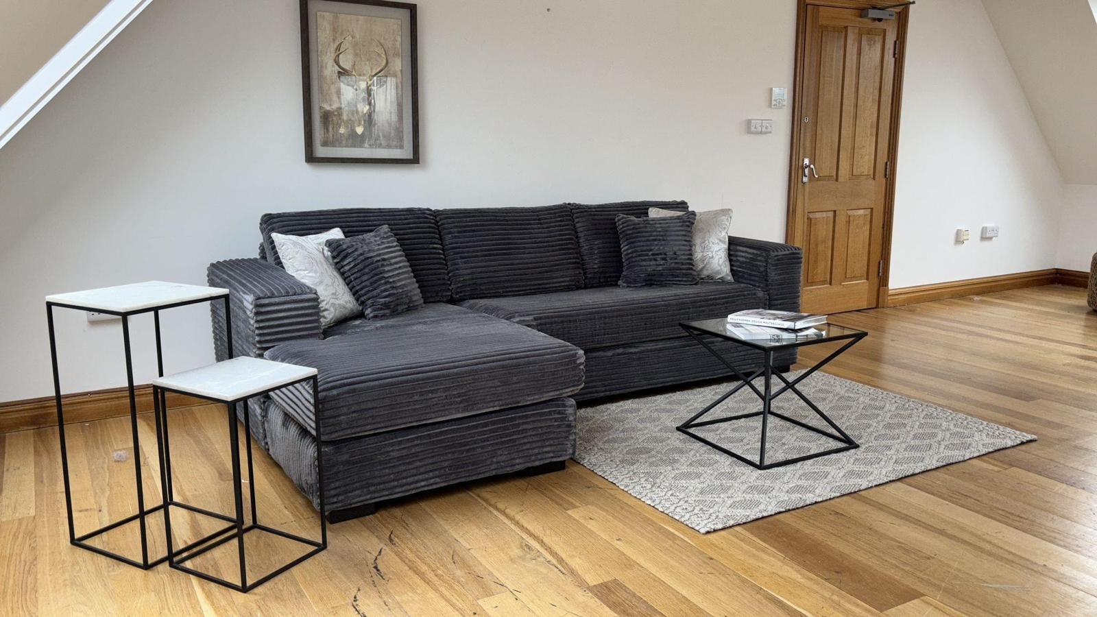 Chicago Jumbo Cord Fullback Corner Sofa