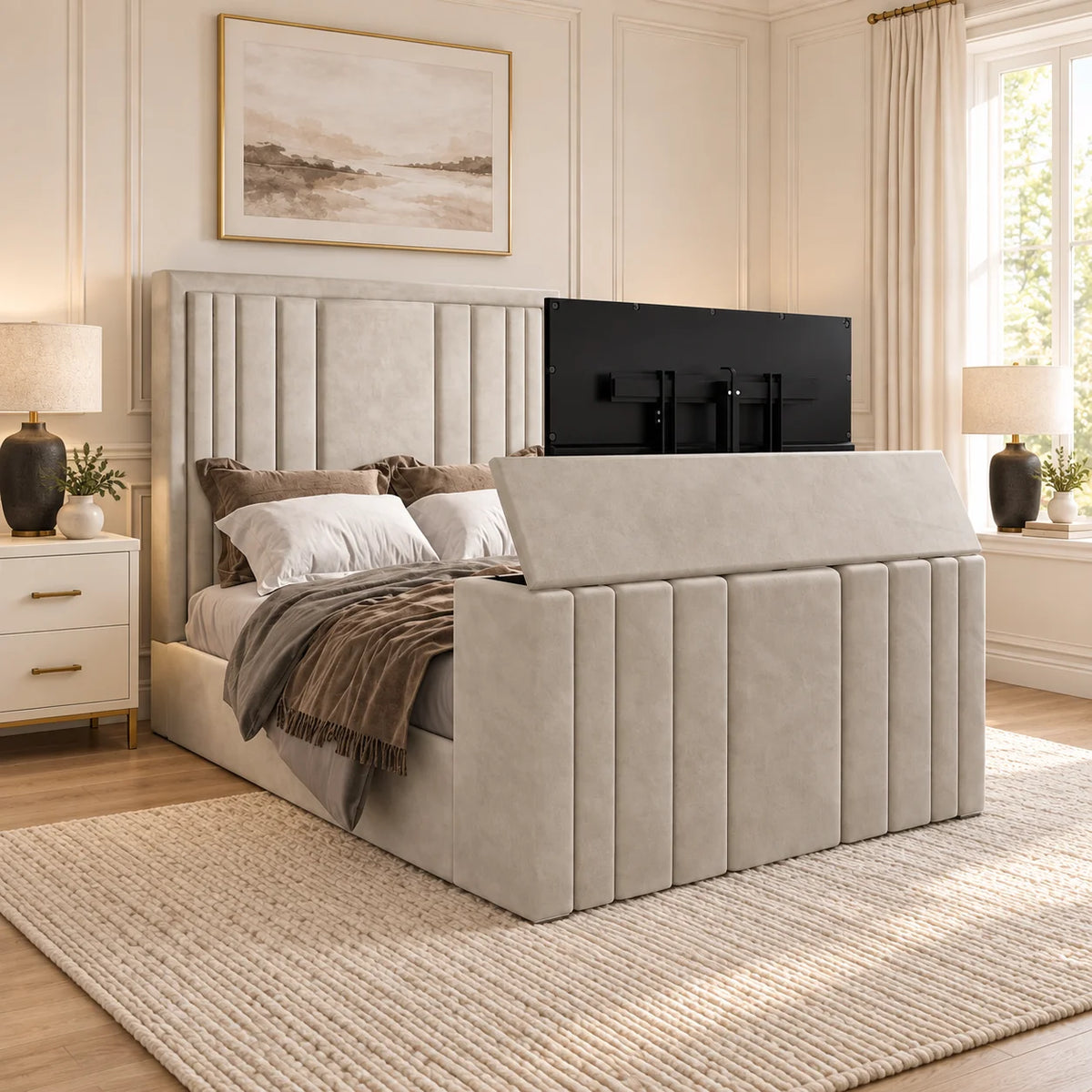 MNS Bentley TV Bed Frame