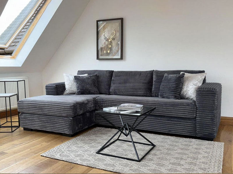Chicago Jumbo Cord Fullback Corner Sofa