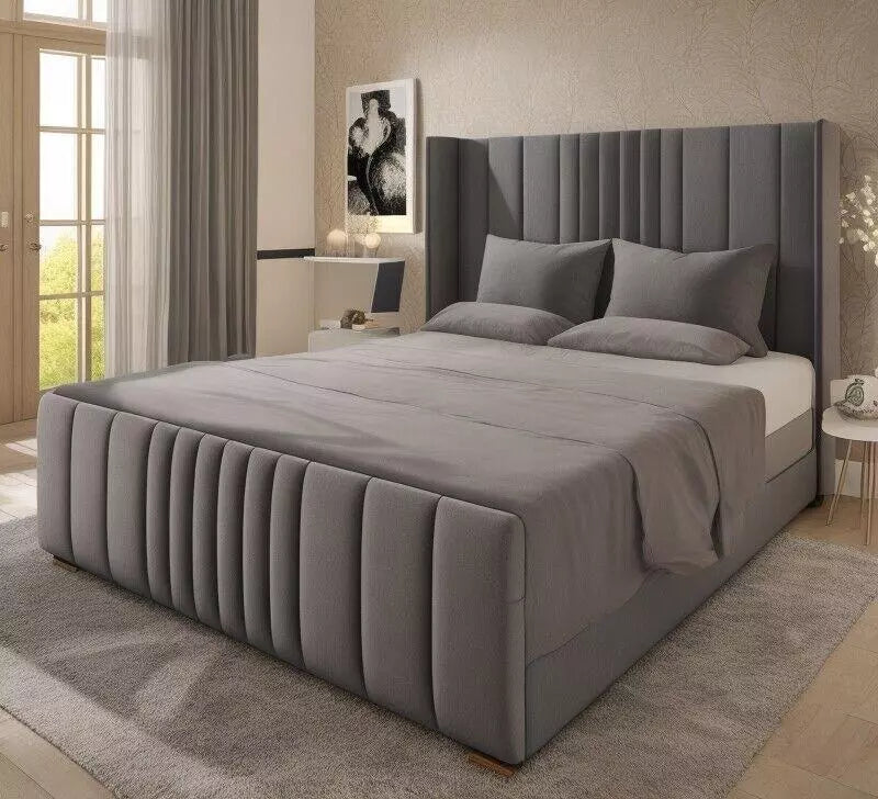 Ottoman Divan Seoul Wingback Bed