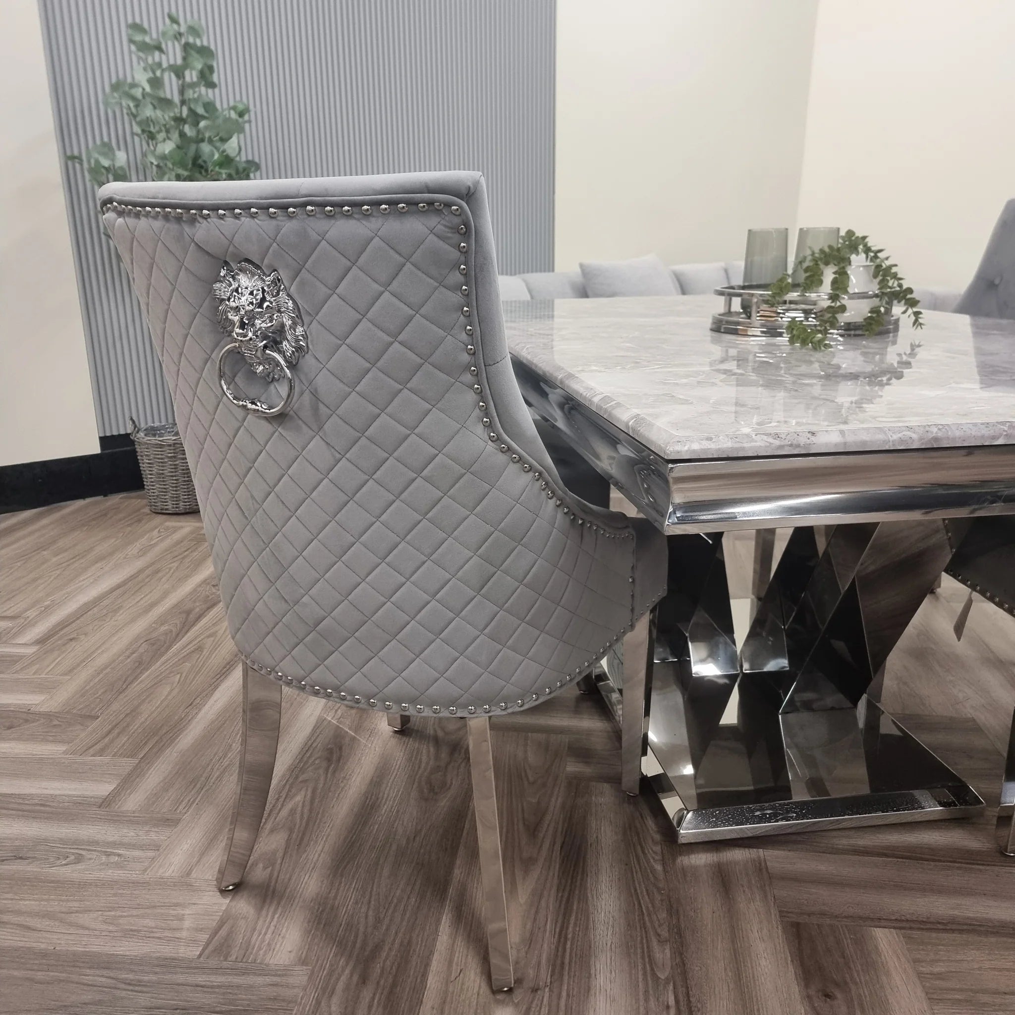 MNS Bentley Chrome Dining Chair