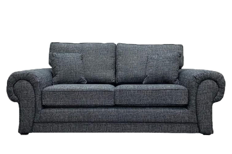 New Newton Fabric Comfy Grey Sofa High Back Cushions 3 Seater 2 Seater Armchair/2c2 Corner Couch