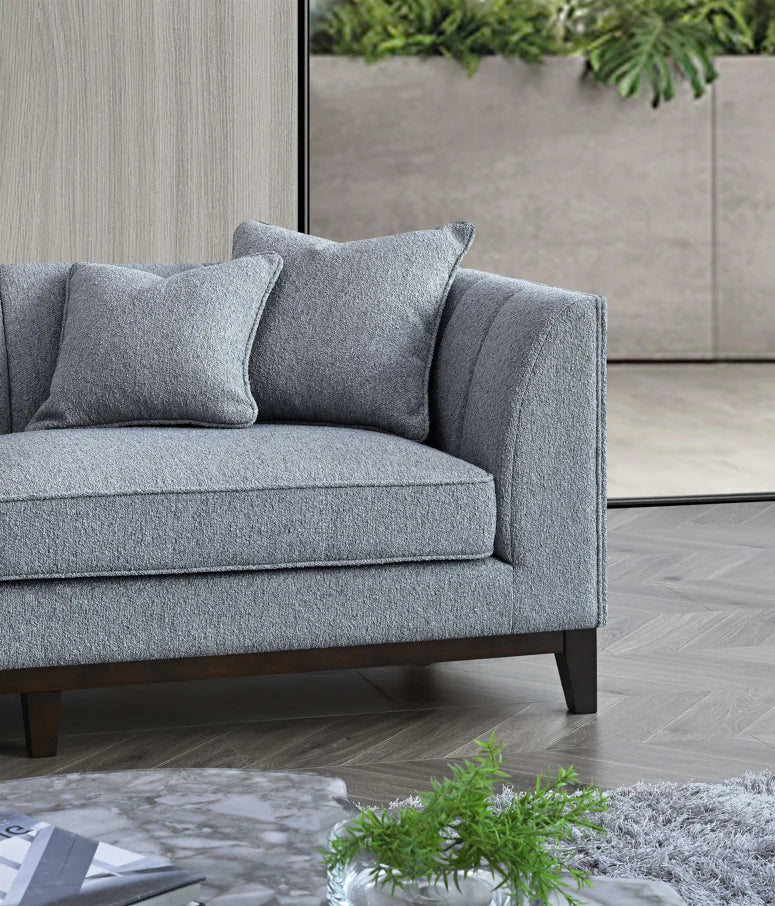 MNS Aluxo Cooper Right or Left Hand Corner Sofa in Dolphin Boucle