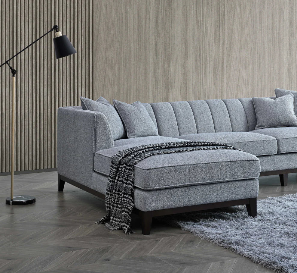MNS Aluxo Cooper Right or Left Hand Corner Sofa in Dolphin Boucle