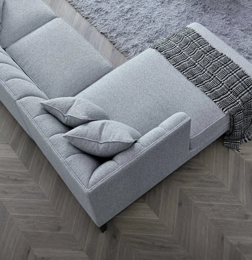 MNS Aluxo Cooper Right or Left Hand Corner Sofa in Dolphin Boucle