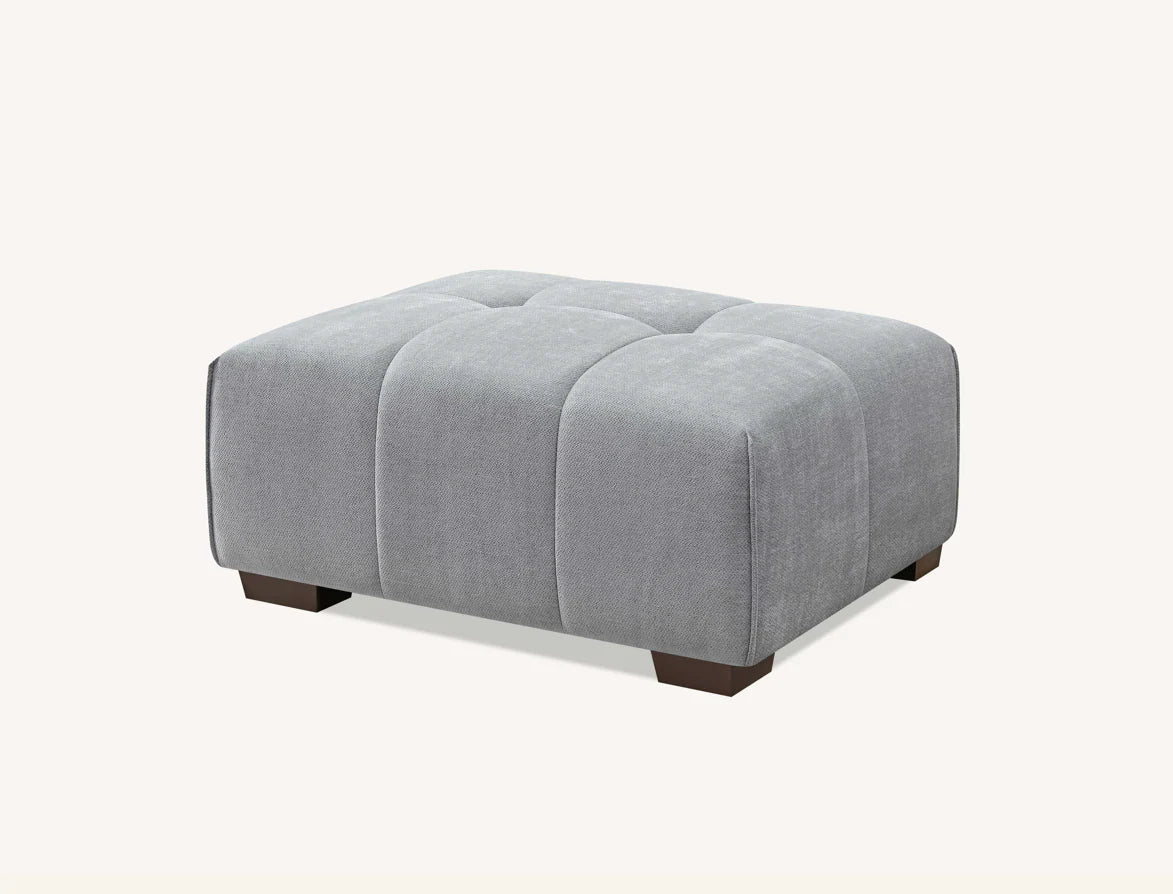 MNS Aluxo Leonard Left or Right Hand Corner Group in Cloudy Grey Boucle