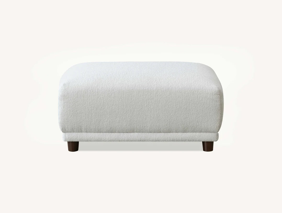 MNS Aluxo Lottie 5pc Modular Corner Sofa in Polar Boucle - L Shape Sofa - Customisable Layout