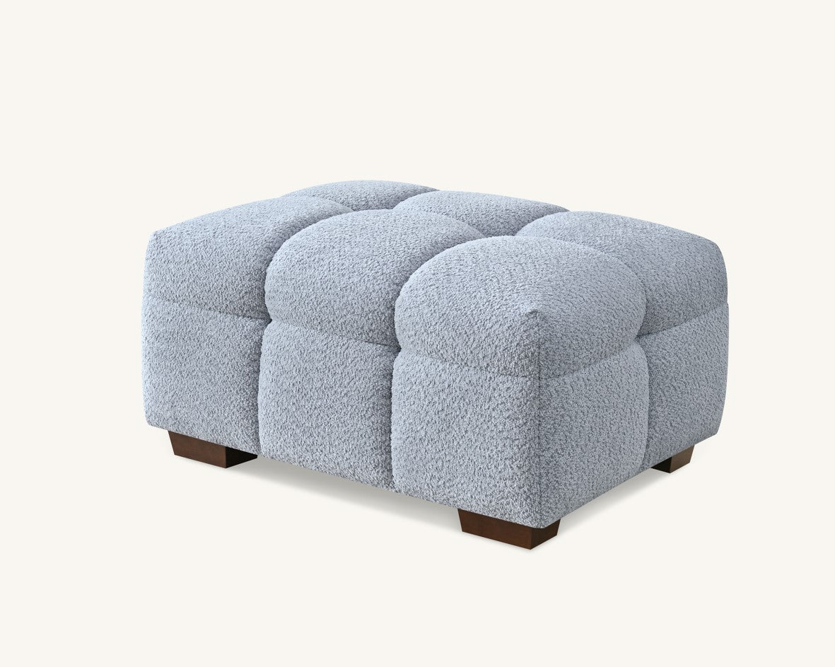 MNS Aluxo Tribeca Sofa Range in Pearl Boucle Fabric