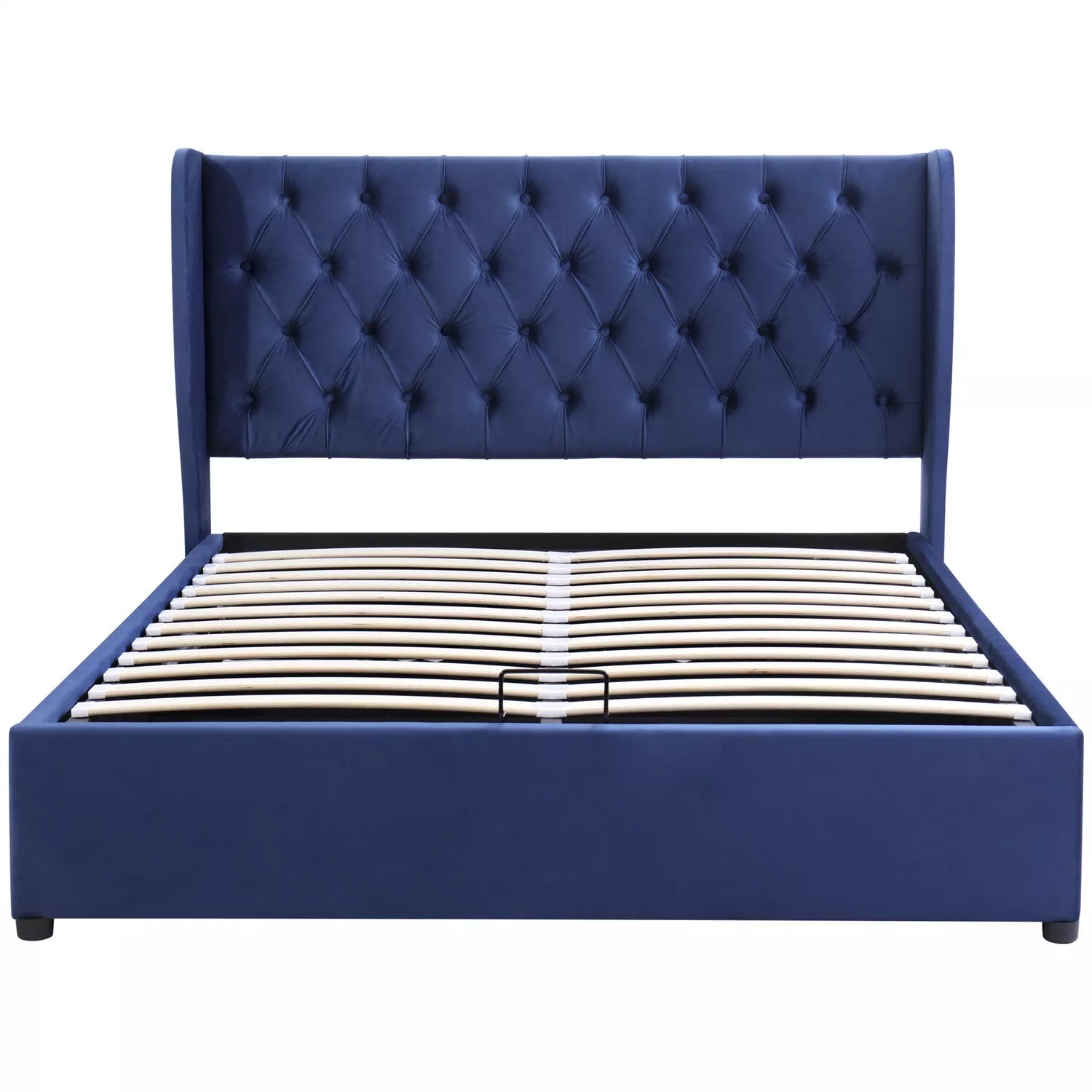 Ottoman Gas Lift Storage Bed Frame 4ft6 5ft Double King Size Velvet Upholstered