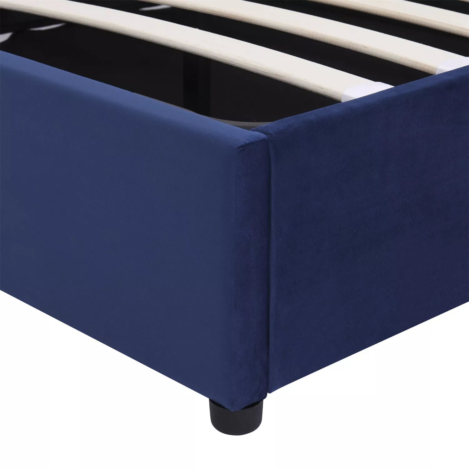 Ottoman Gas Lift Storage Bed Frame 4ft6 5ft Double King Size Velvet Upholstered