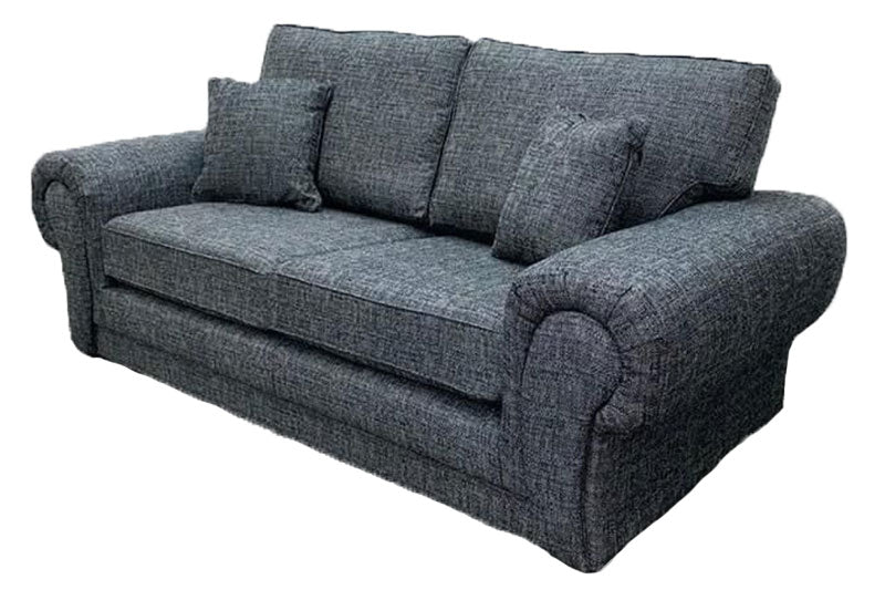 New Newton Fabric Comfy Grey Sofa High Back Cushions 3 Seater 2 Seater Armchair/2c2 Corner Couch