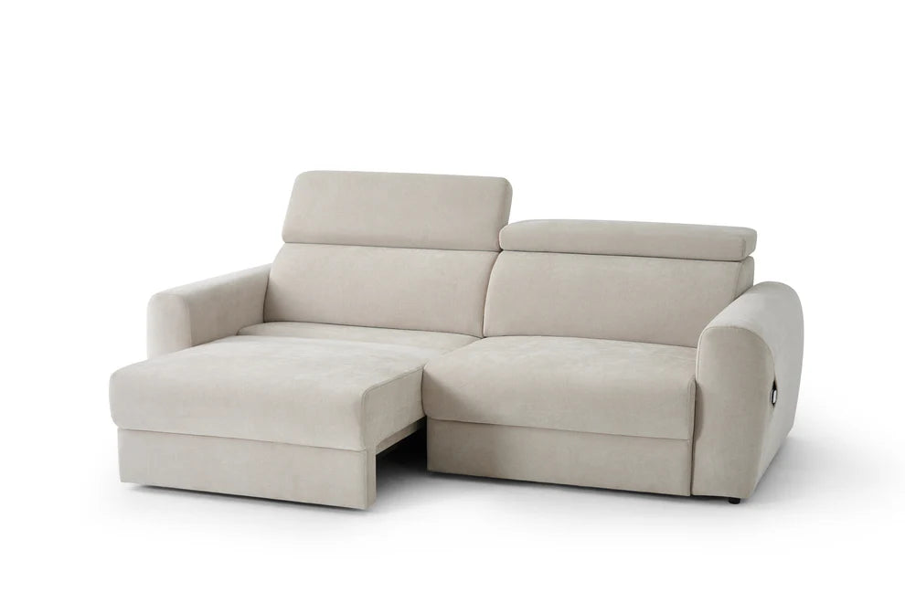 MNS Dakota Electric Sofabed Beige 3 Seater