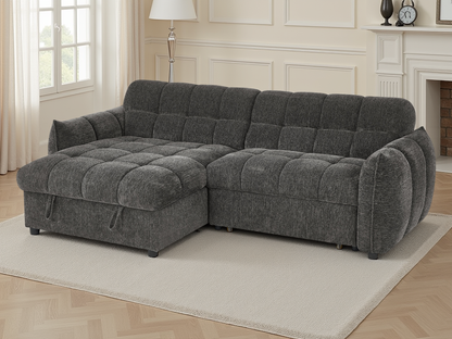 MNS Florida Sofabed Grey Universal Corner