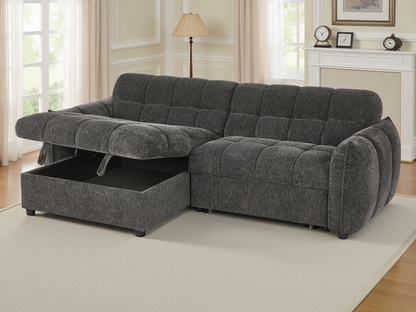 MNS Florida Sofabed Grey Universal Corner