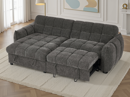 MNS Florida Sofabed Grey Universal Corner