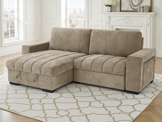 MNS Florida Sofabed Black Universal Corner