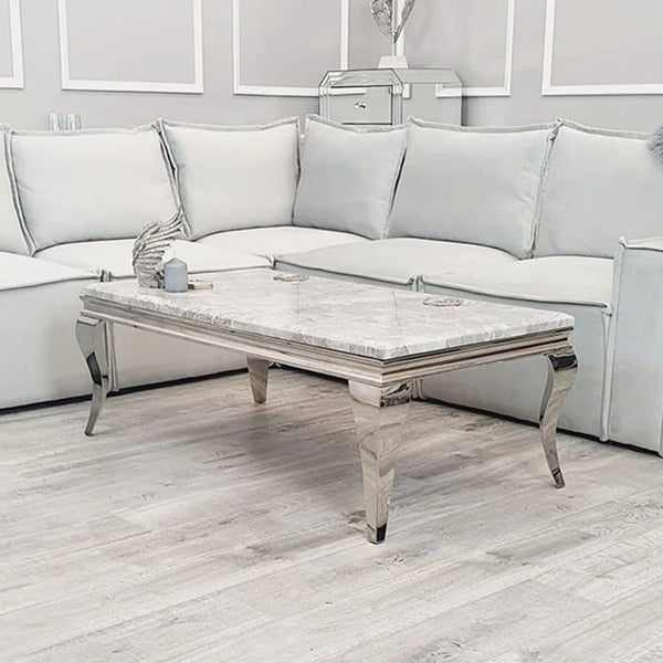 MNS Louis Chrome Coffee Table