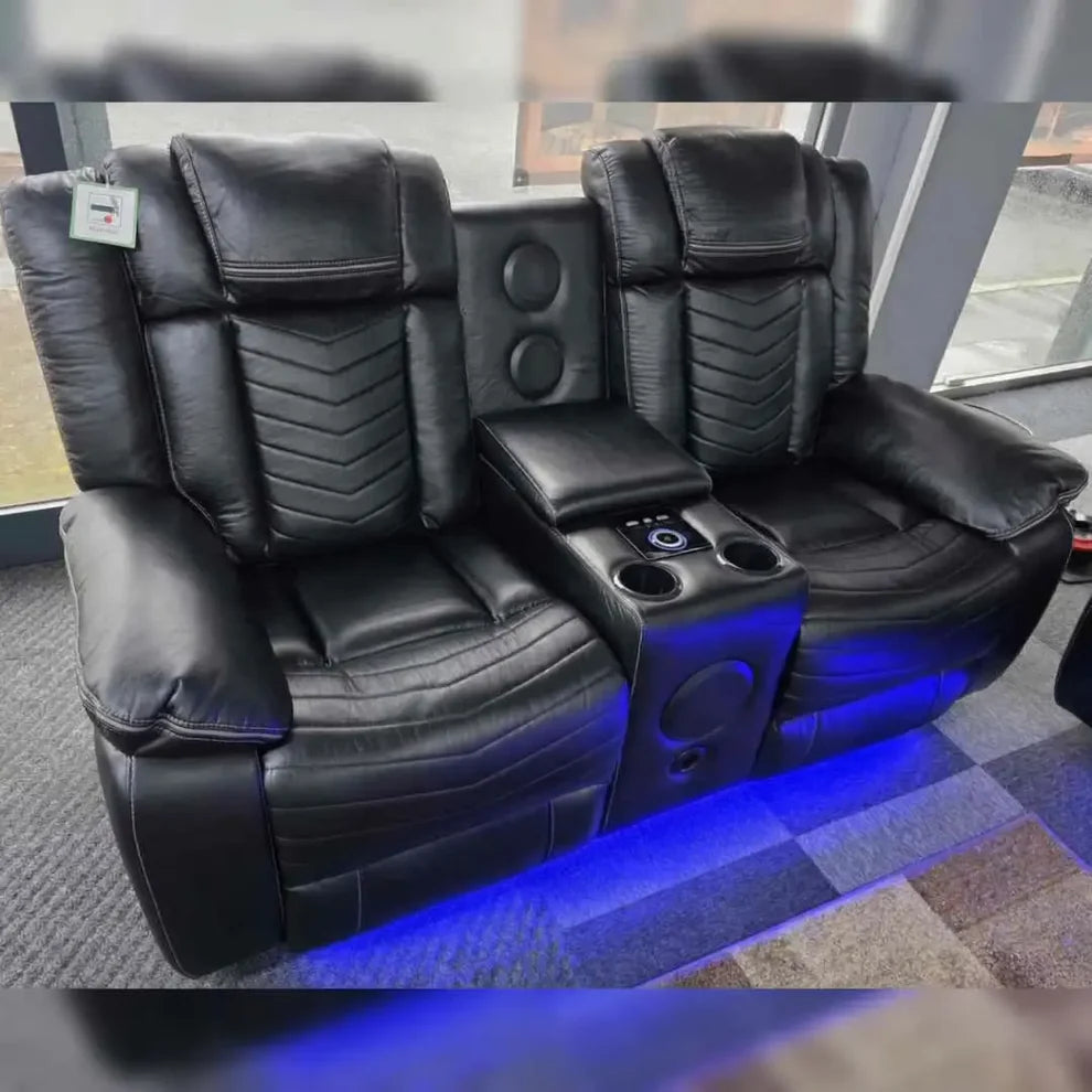 MNS Michigan Leather Electric Recliner Sofa, Corner Sofa, 3+2 Seater Sofa