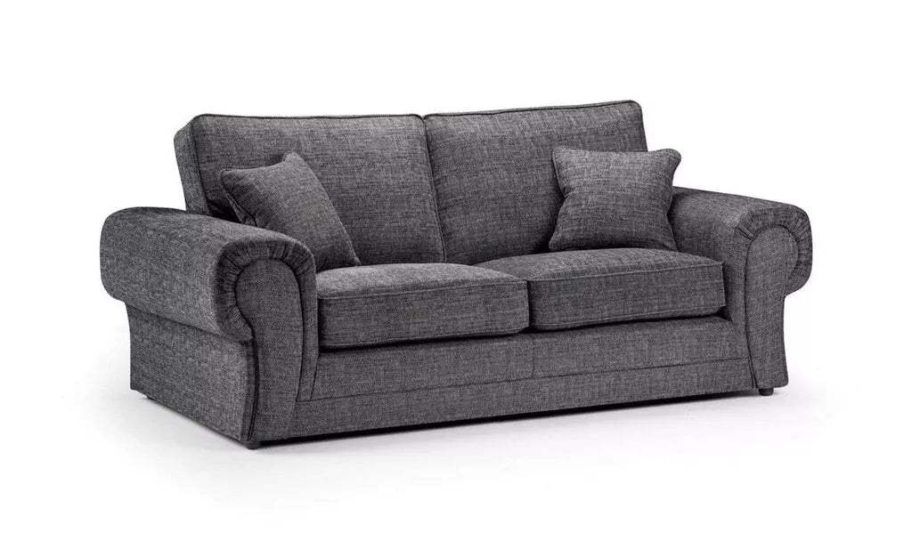 Newton Full Back Fabric 5 Seater Corner Sofa Set