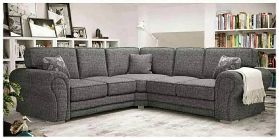 Newton Full Back Fabric 5 Seater Corner Sofa