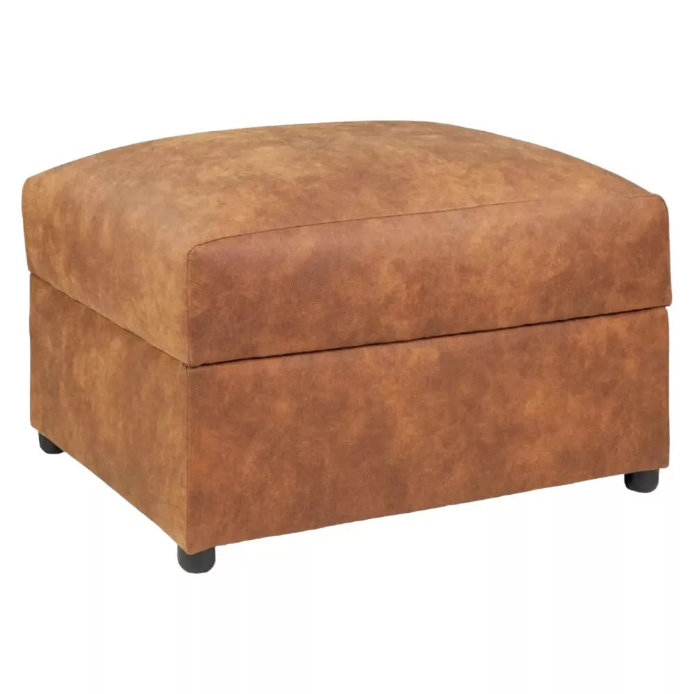 OAKLAND FOOTSTOOL/TAN COLOUR