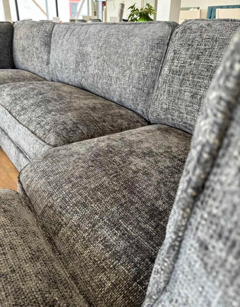 Bishop Fullback Corner U Shape Sofa Chenille Fabric Sofa