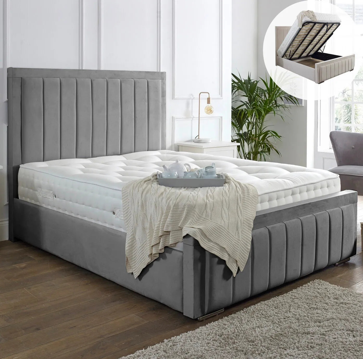 Milan Bed With Mattress