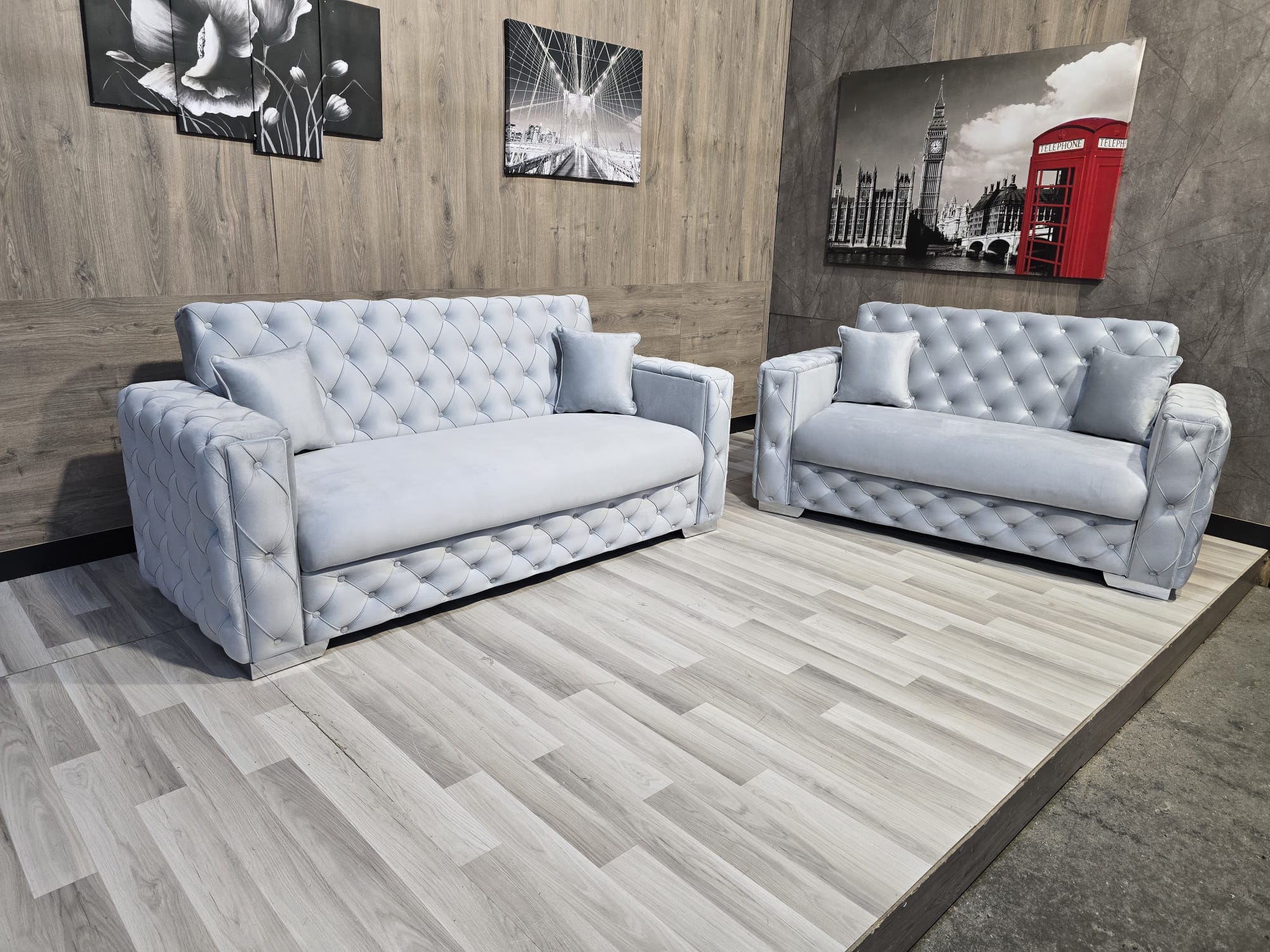 TURKISH STYLE CHESTERFIELD SOFA BED WITH STORAGE CHESTERFIELD ARMS