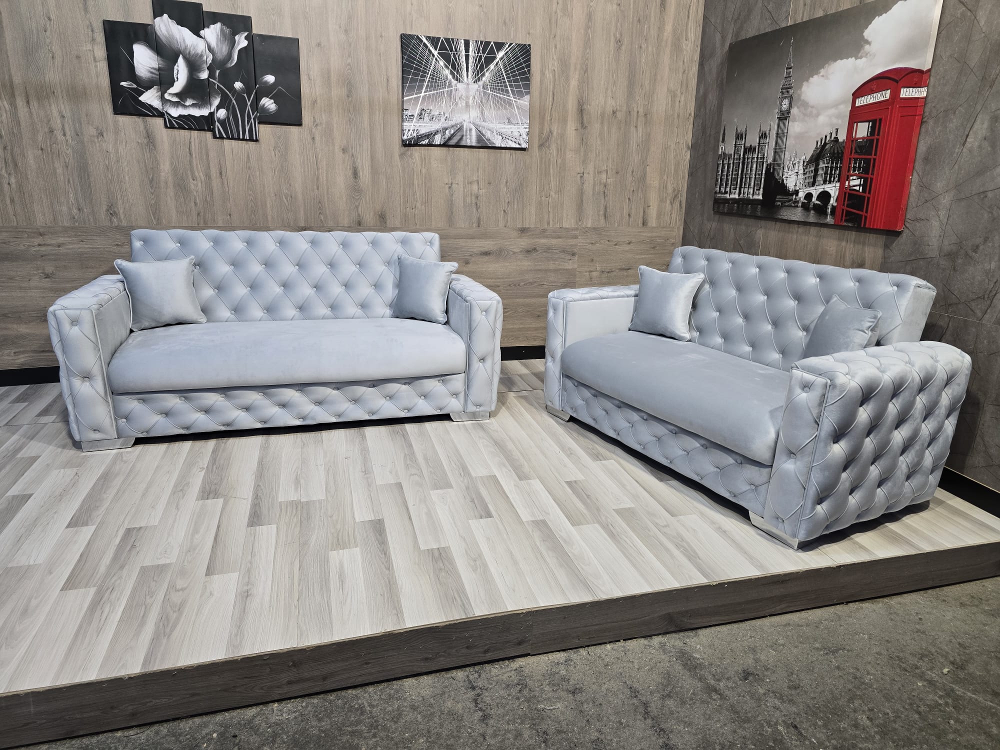 TURKISH STYLE CHESTERFIELD SOFA BED WITH STORAGE CHESTERFIELD ARMS